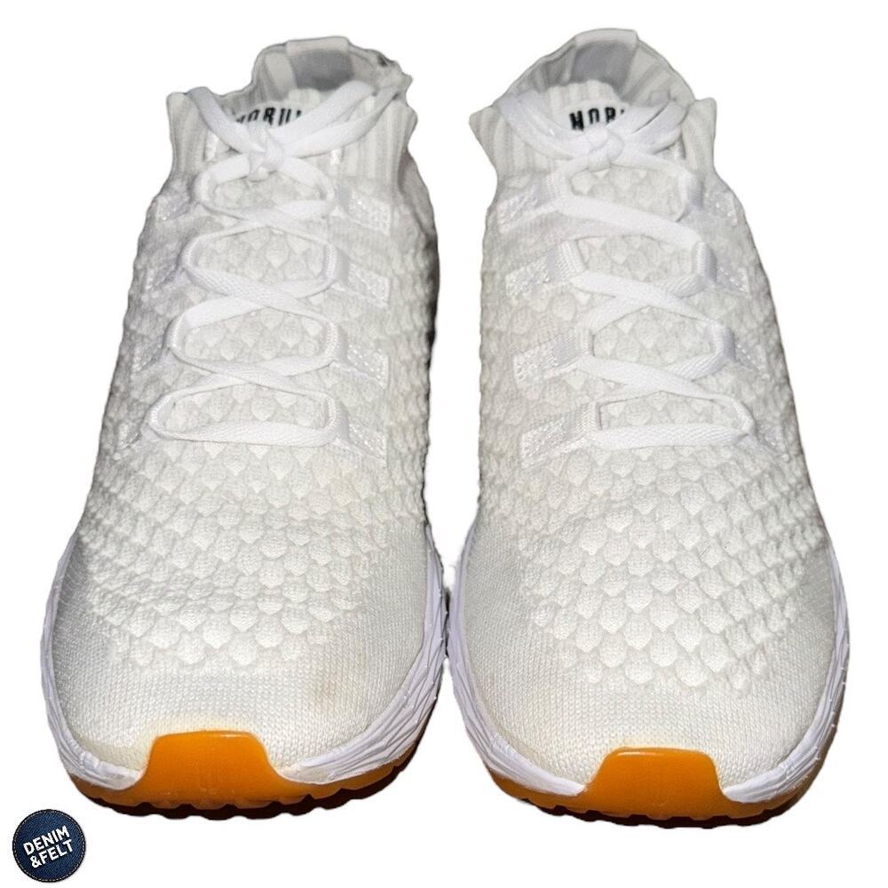 NOBULL Allday Knit Sneakers White Men’s Size 10.5 Training Gym Viral Shoes - Picture 4 of 16